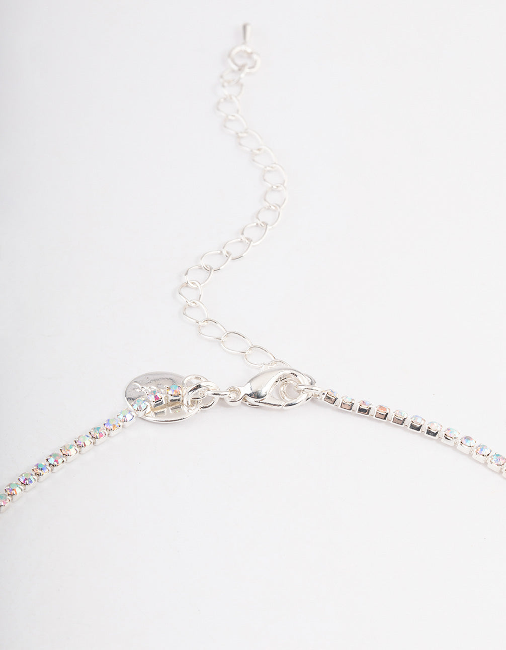 Silver DIamante Pointed Jewellery Set