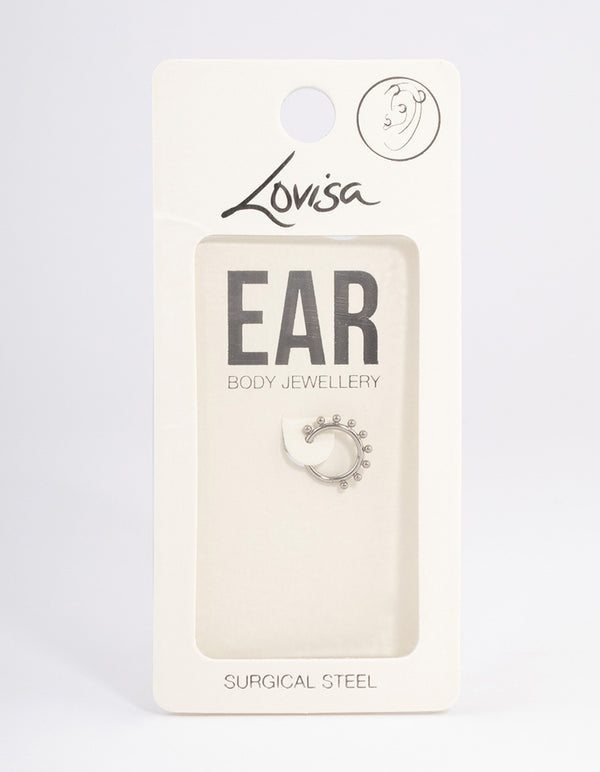 Surgical Steel Clicker Ring 8mm