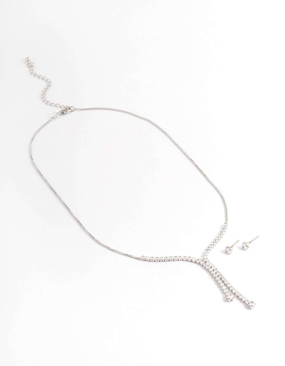Silver Cubic Zirconia Multi Jewellery Set