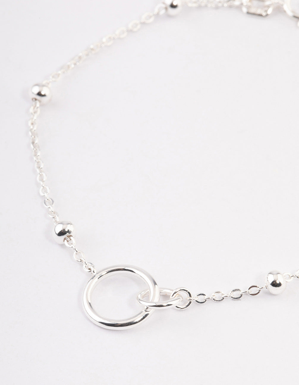 Sterling Silver Linked Circle Bracelet