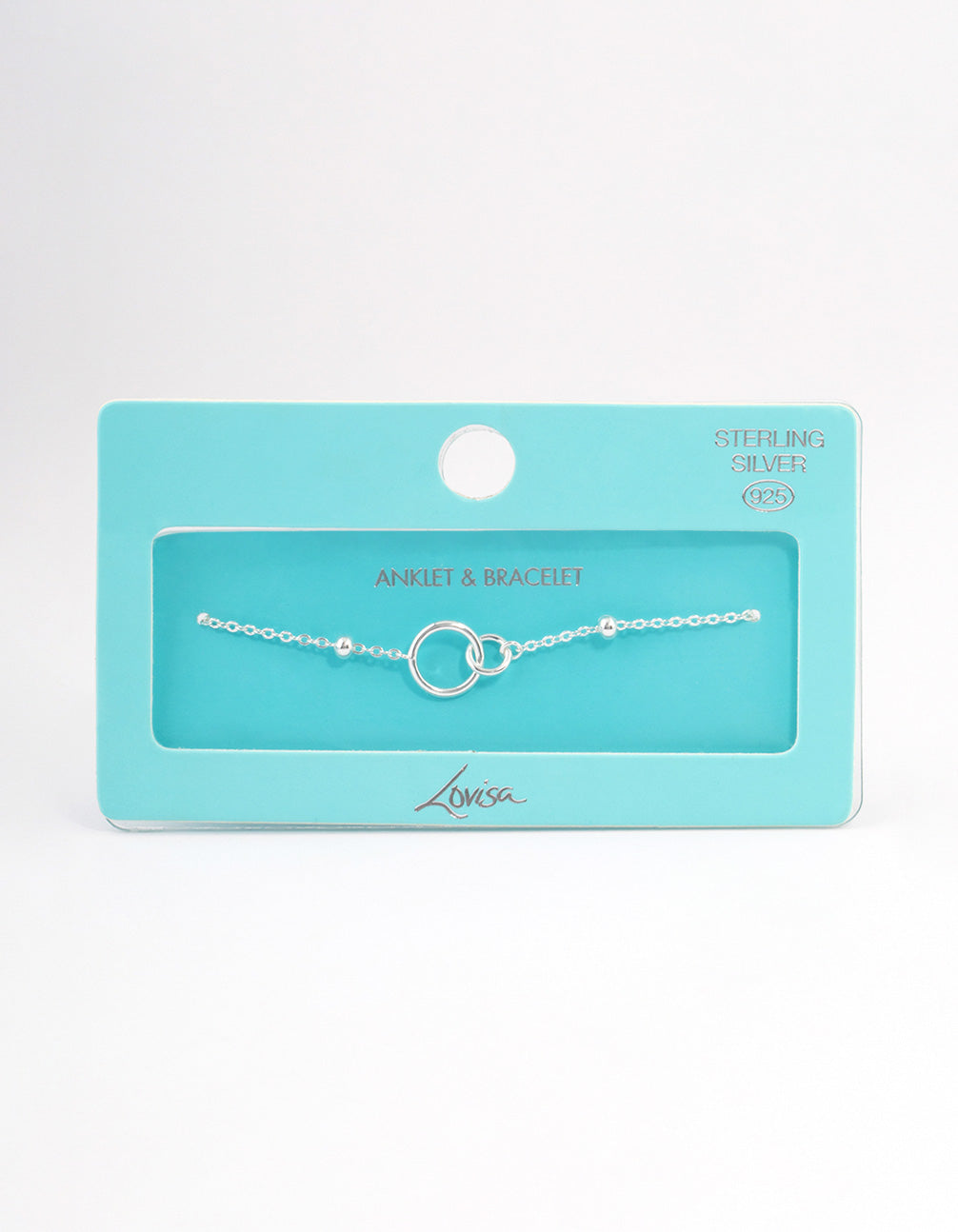 Sterling Silver Linked Circle Bracelet