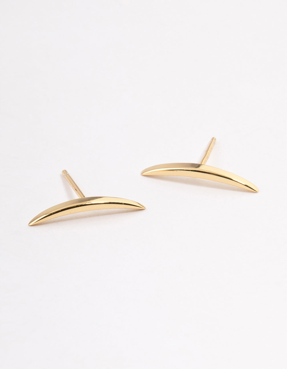 Gold Plated Sterling Silver Climber Earrings