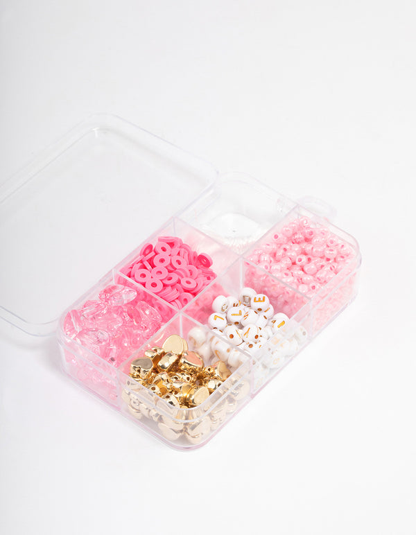 Gold Pink 'Make Your Own' Bead Kit