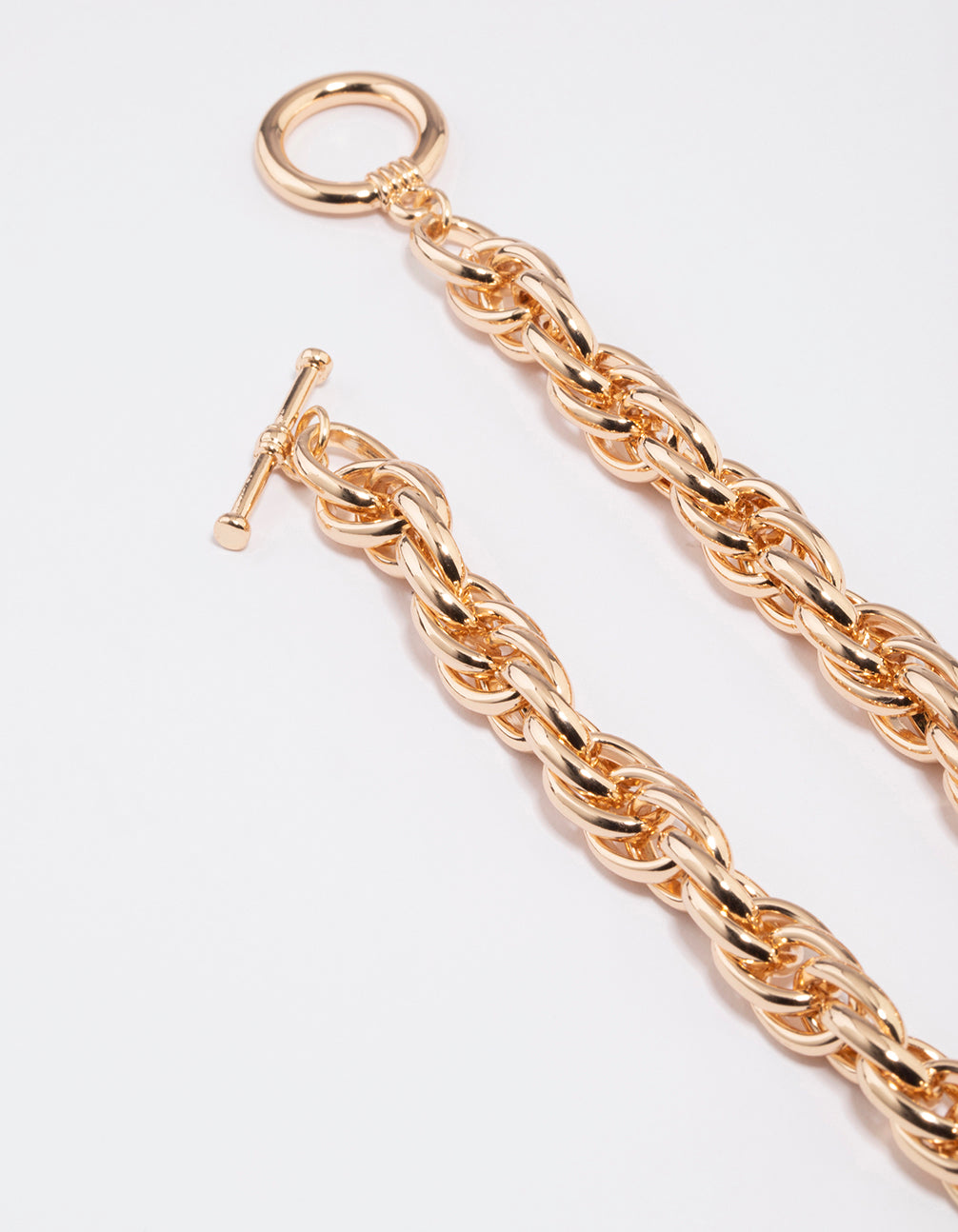 Gold Multi Link Statement Necklace
