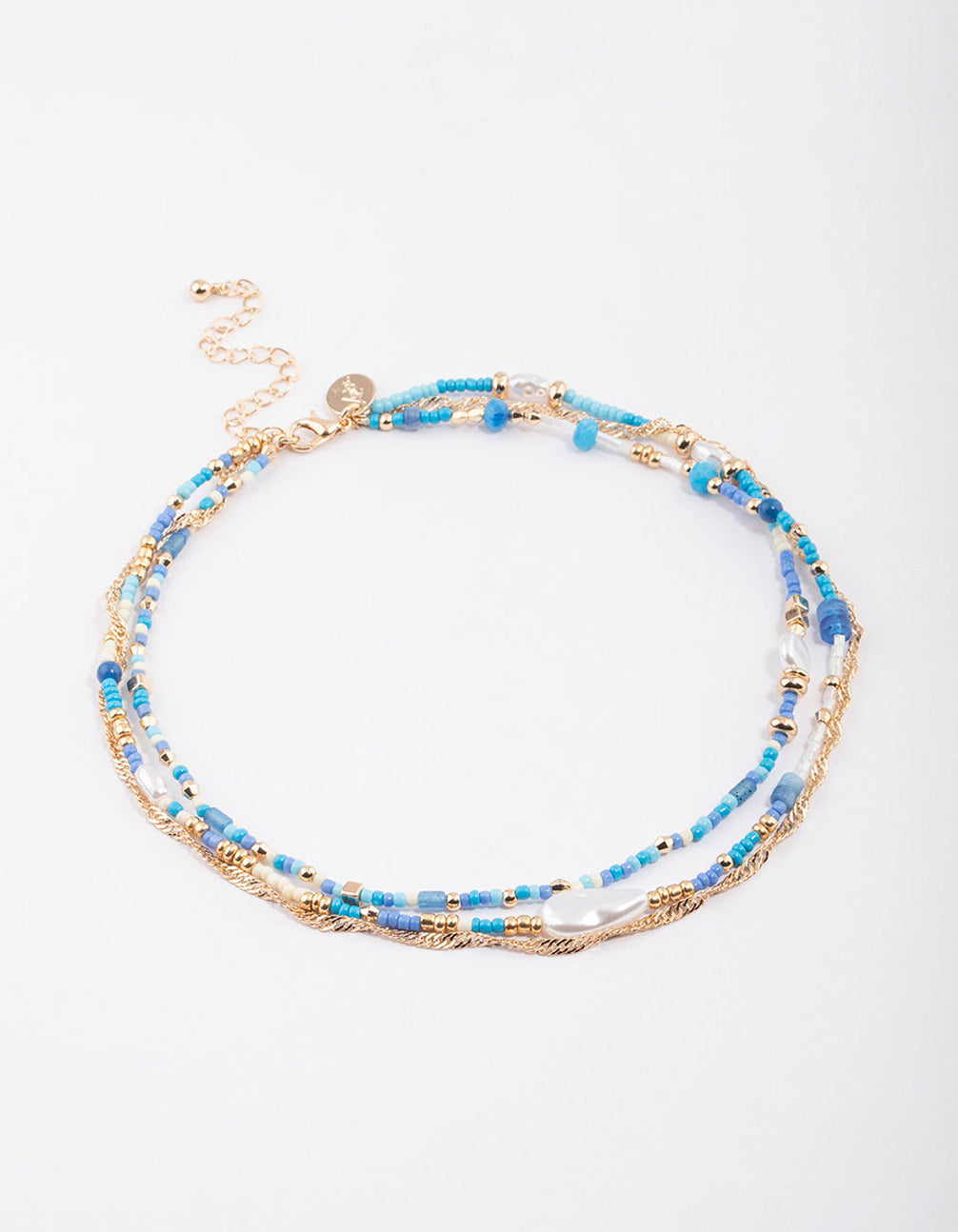 Gold Beaded & Pearl Choker Pack
