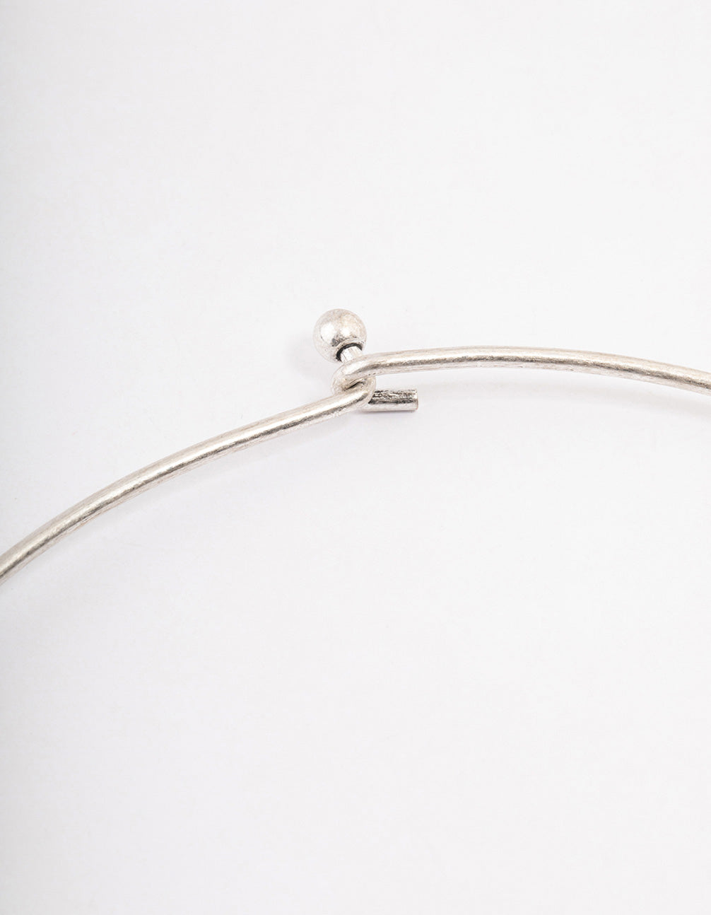 Silver Hibiscus Choker