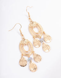 Grey Flio Teardrop Earrings - link has visual effect only