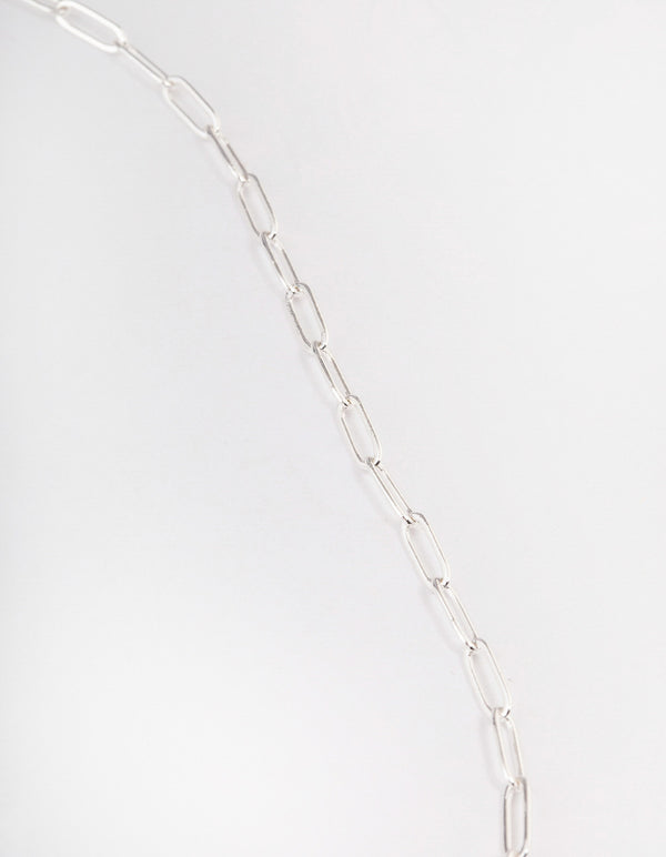 Silver Turquoise Charm T&O Necklace