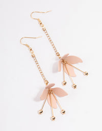 Blush Cupchain Floral Drop Earrings - link has visual effect only