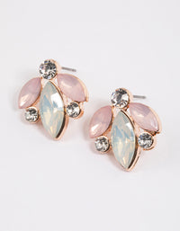 Marquise & Round Cluster Drop Earrings - link has visual effect only
