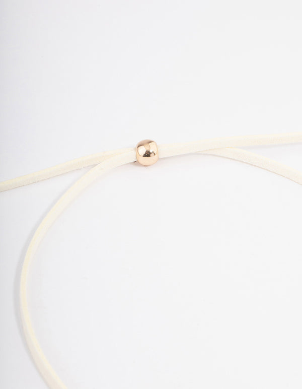 Gold Round Pendant Necklace