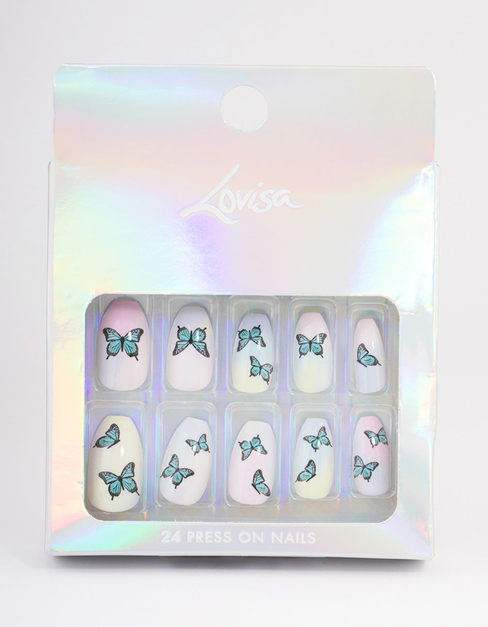 Butterfly Ombre Press On Nails