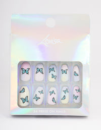 Butterfly Ombre Press On Nails - link has visual effect only
