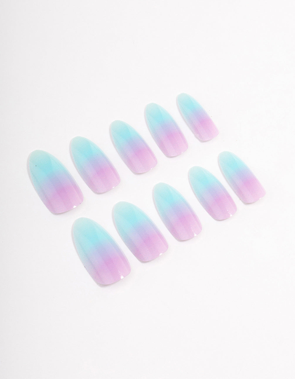 Plastic Ombre Press On Nails