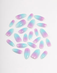 Plastic Ombre Press On Nails - link has visual effect only