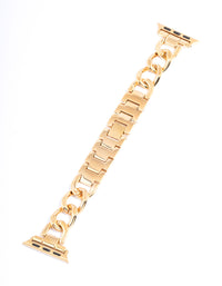 Gold Chain Watch Band 38/40/41mm - link has visual effect only