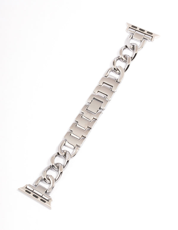 Rhodium Chain Watch Band 38/40/41mm