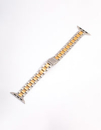 Stainless Steel Watch Band 42/44/45mm - link has visual effect only