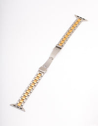 Stainless Steel Watch Band 42/44/45mm - link has visual effect only