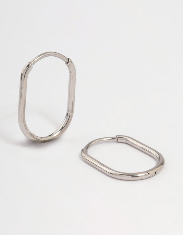 Surgical Steel Small Rounded Huggie Earrings