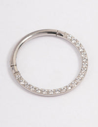 Surgical Steel Clicker Ring 10mm - link has visual effect only