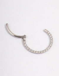 Surgical Steel Clicker Ring 10mm - link has visual effect only