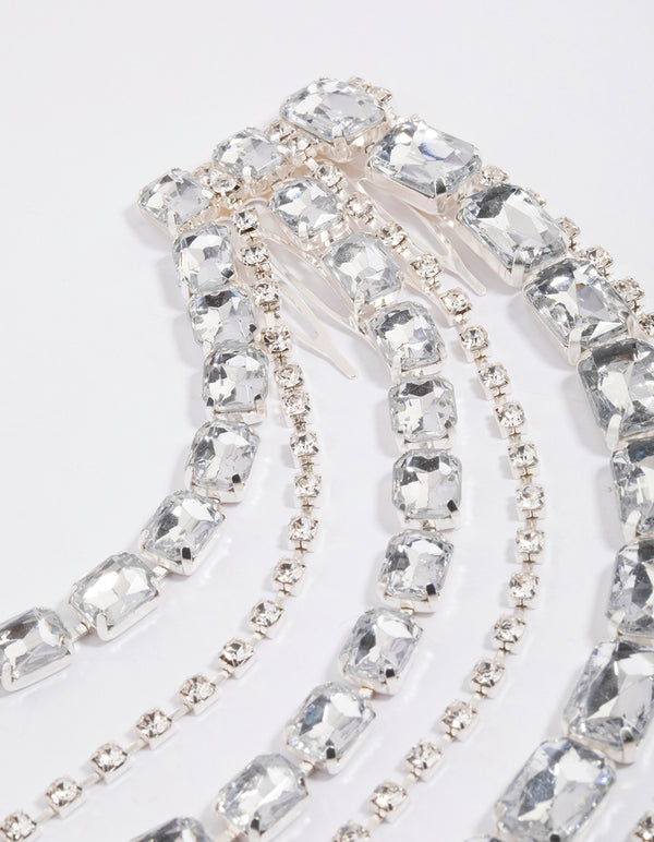 Silver Statement Hair Clip