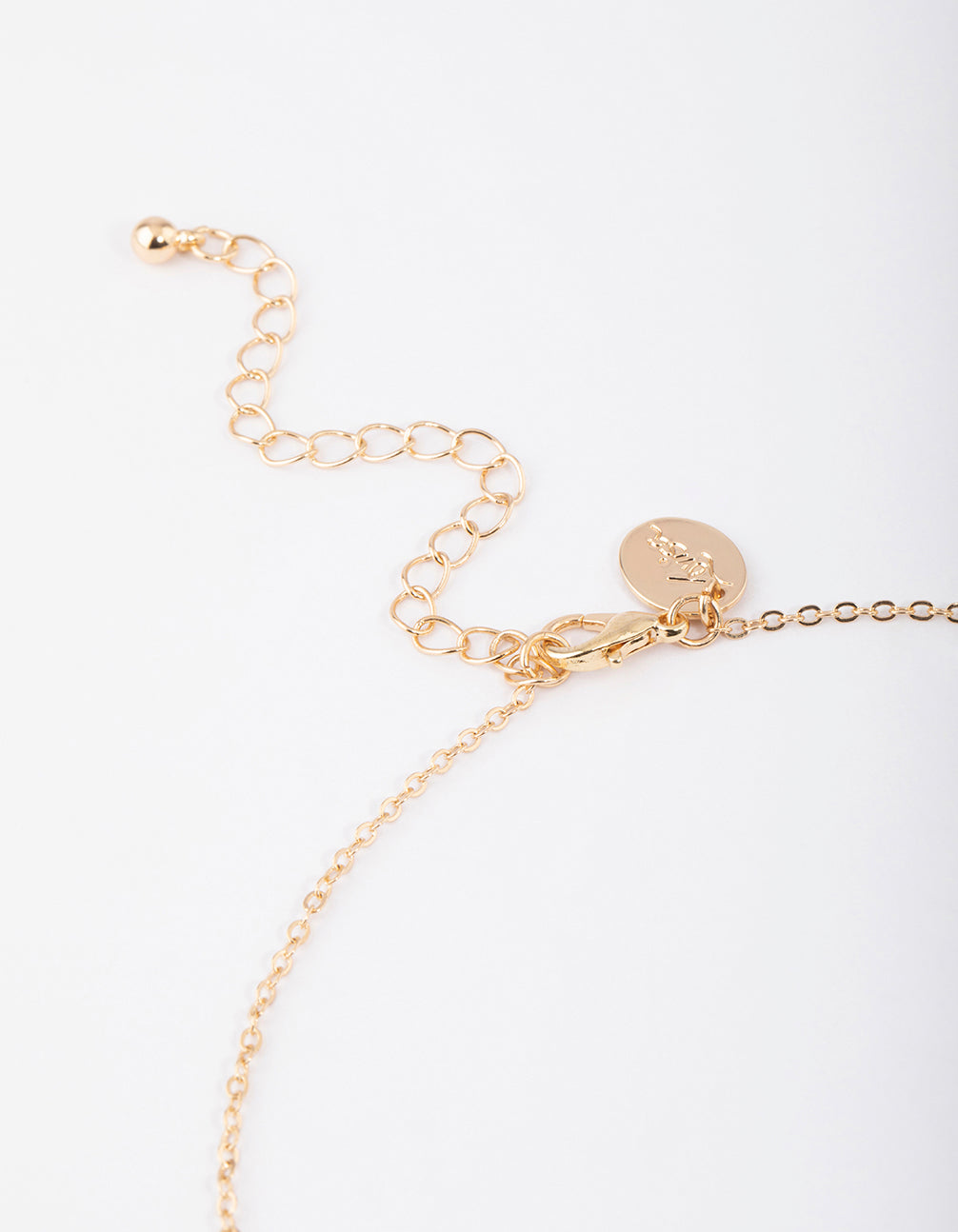 Gold Rose Quartz Flower Pendant Necklace