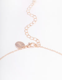 Rose Gold Diamante Butterfly Jewellery Set - link has visual effect only