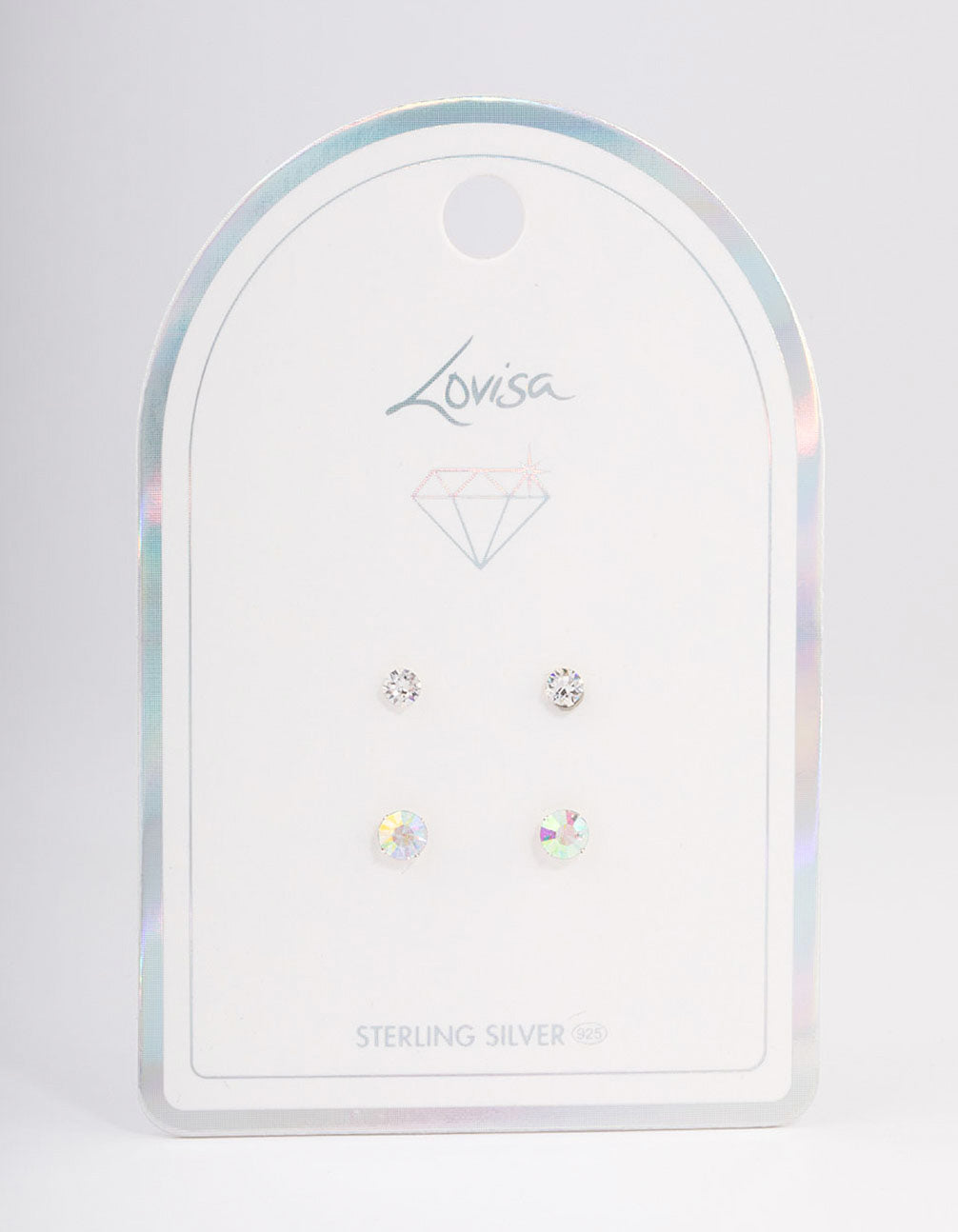 Sterling Silver Circle Stud Earring Pack