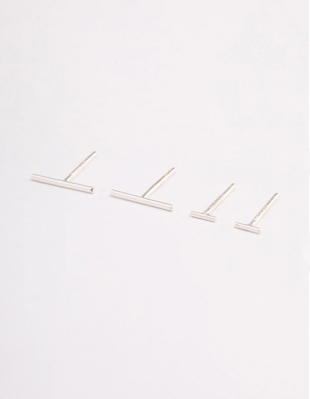 Sterling Silver Bar Earring Pack