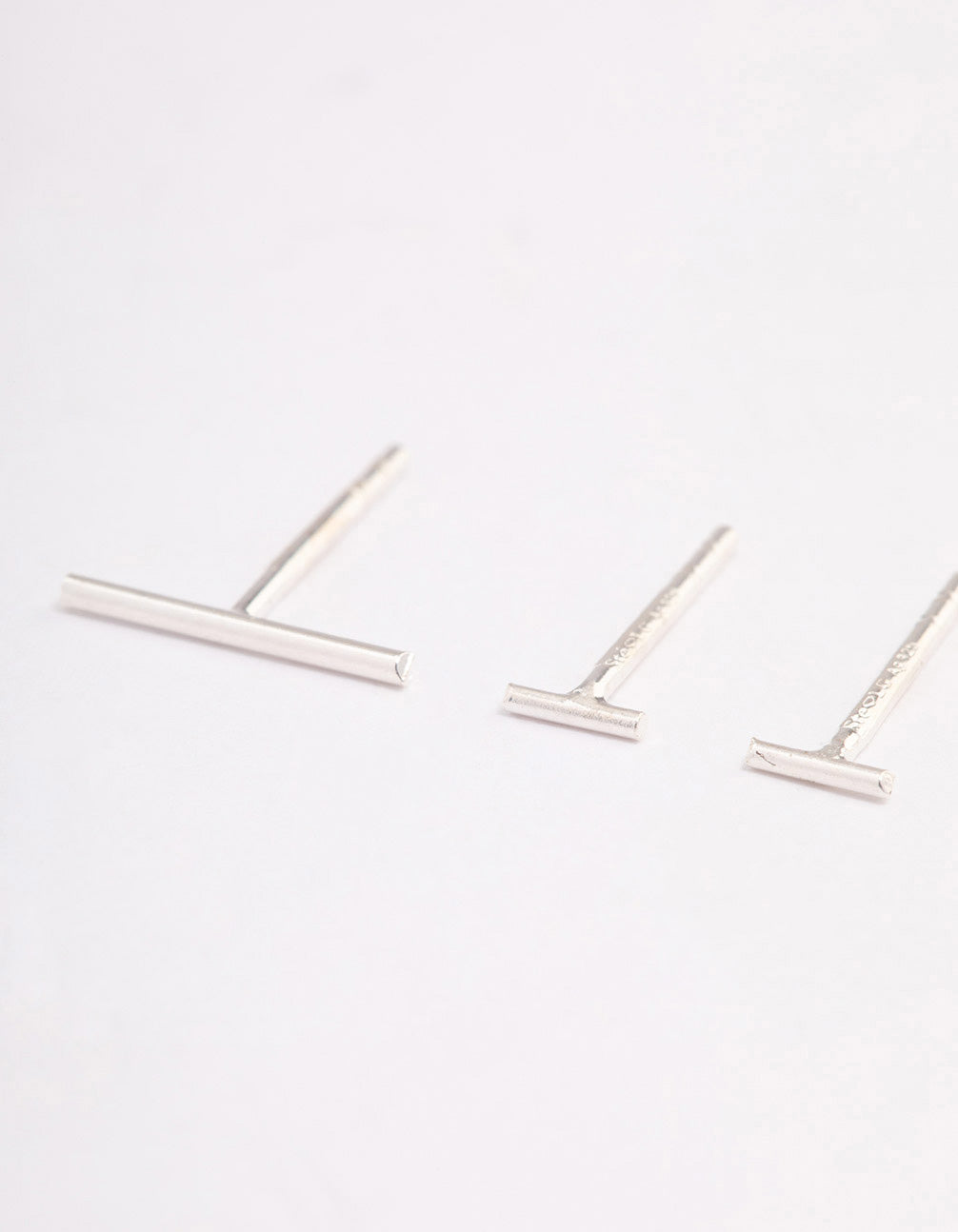 Sterling Silver Bar Earring Pack