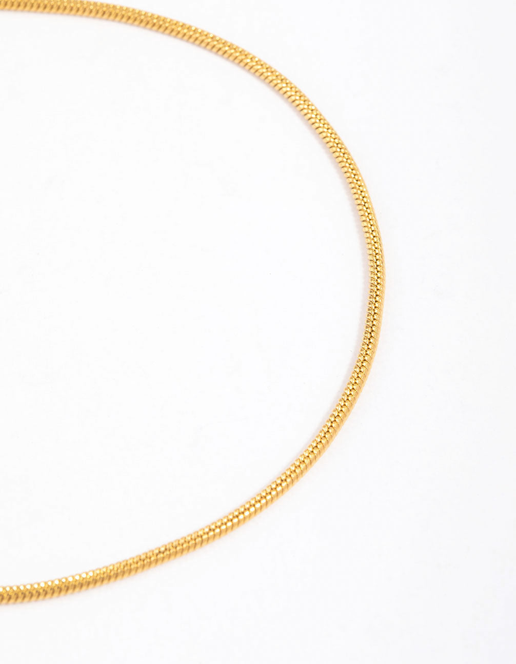 Gold Plated Surgical Steel Thin Snake Chain Bracelet