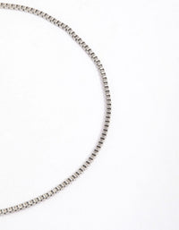 Surgical Steel Classic Link Chain Bracelet - link has visual effect only