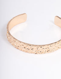 Gold Hammered Wrist Cuff - link has visual effect only