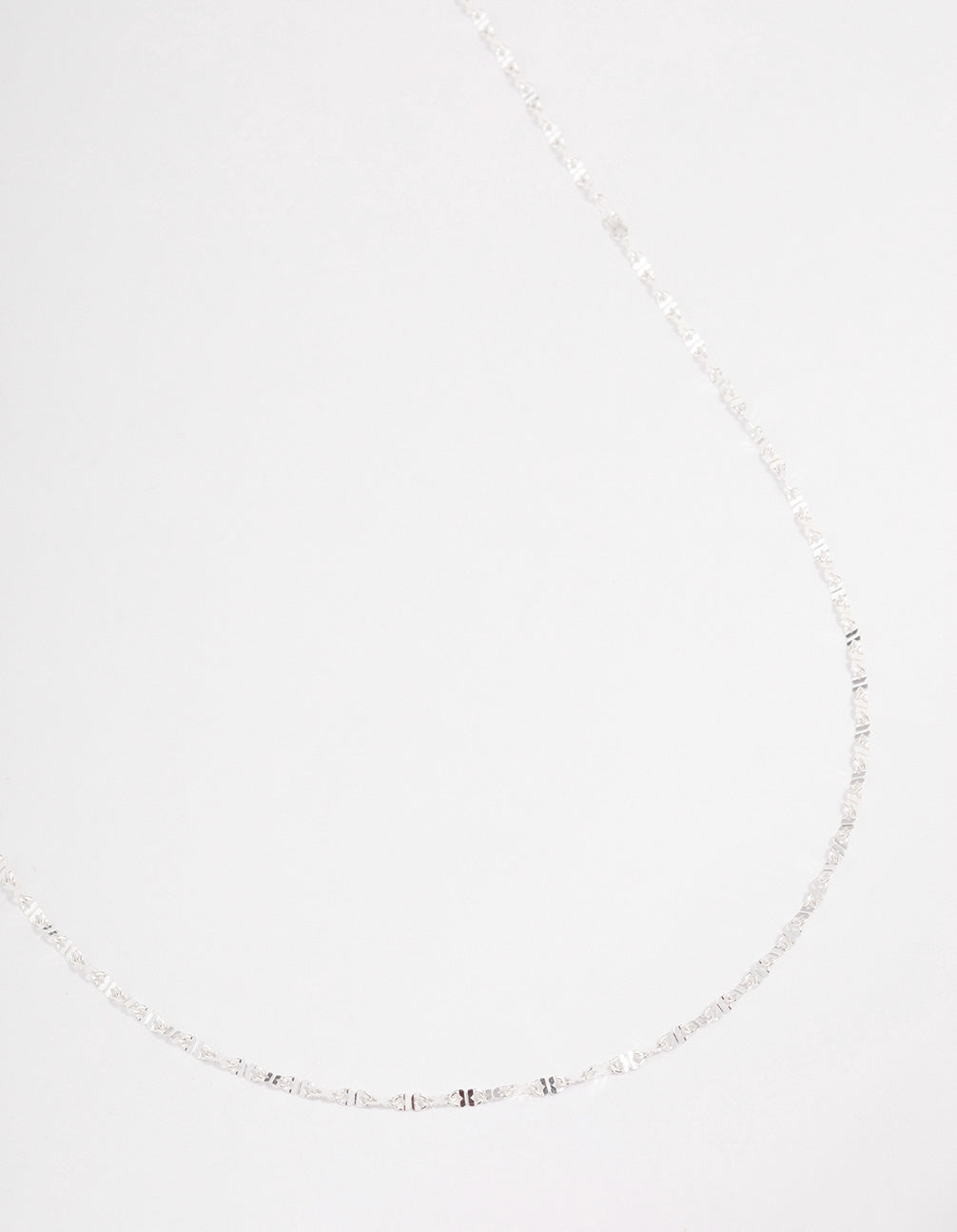 Sterling Silver Infinity Link Chain Necklace