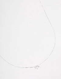 Sterling Silver Classic Claw Pendant Necklace - link has visual effect only