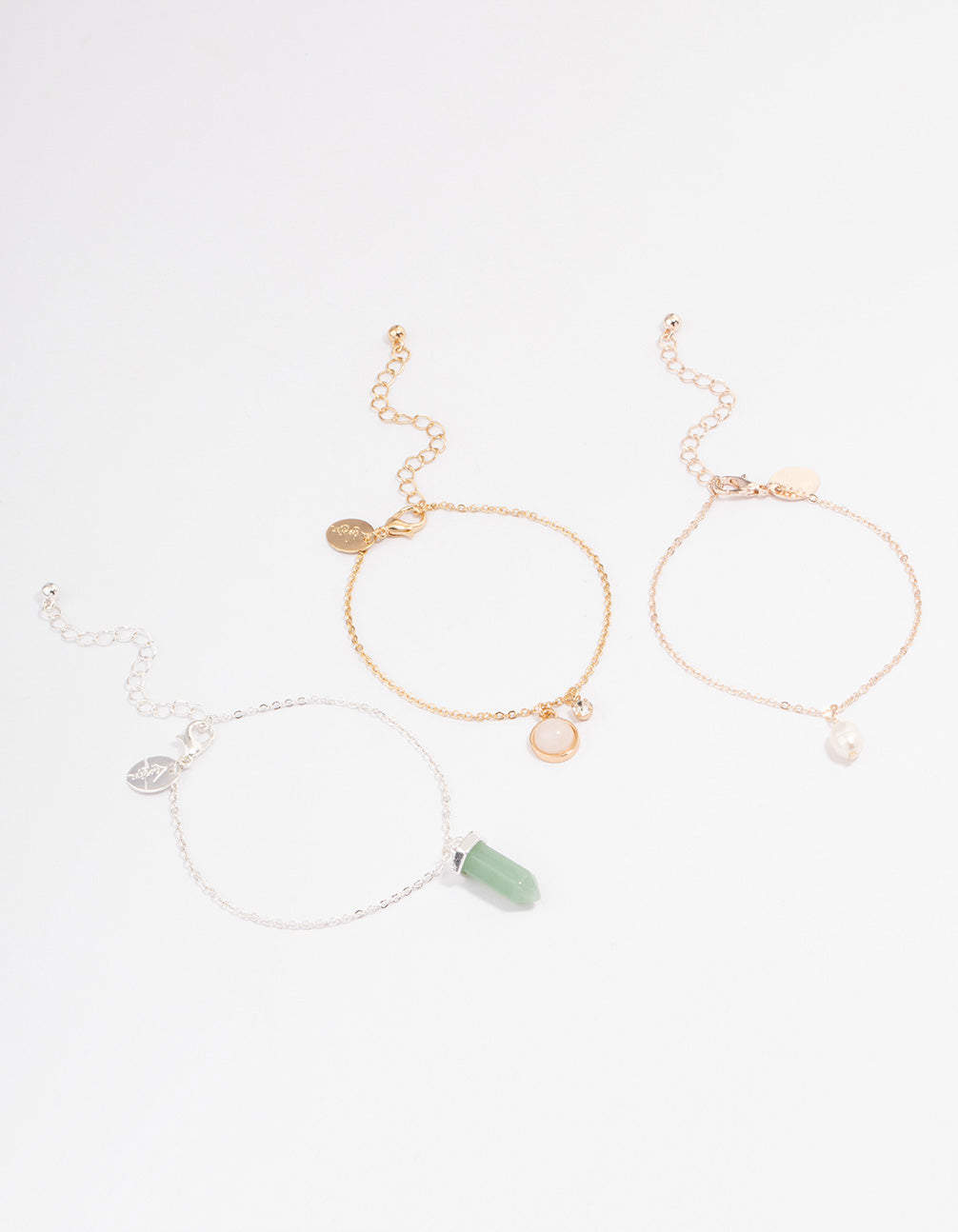 Mixed Semi-Precious Stone & Freshwater Pearl Bracelet Pack