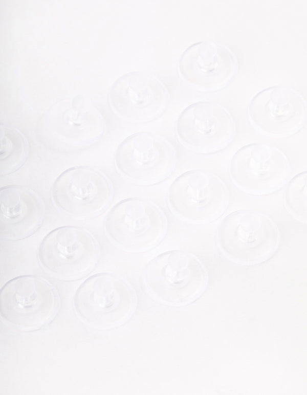 Clear Silicone Supportive Earring Backs