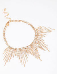 Gold Cascading Choker - link has visual effect only