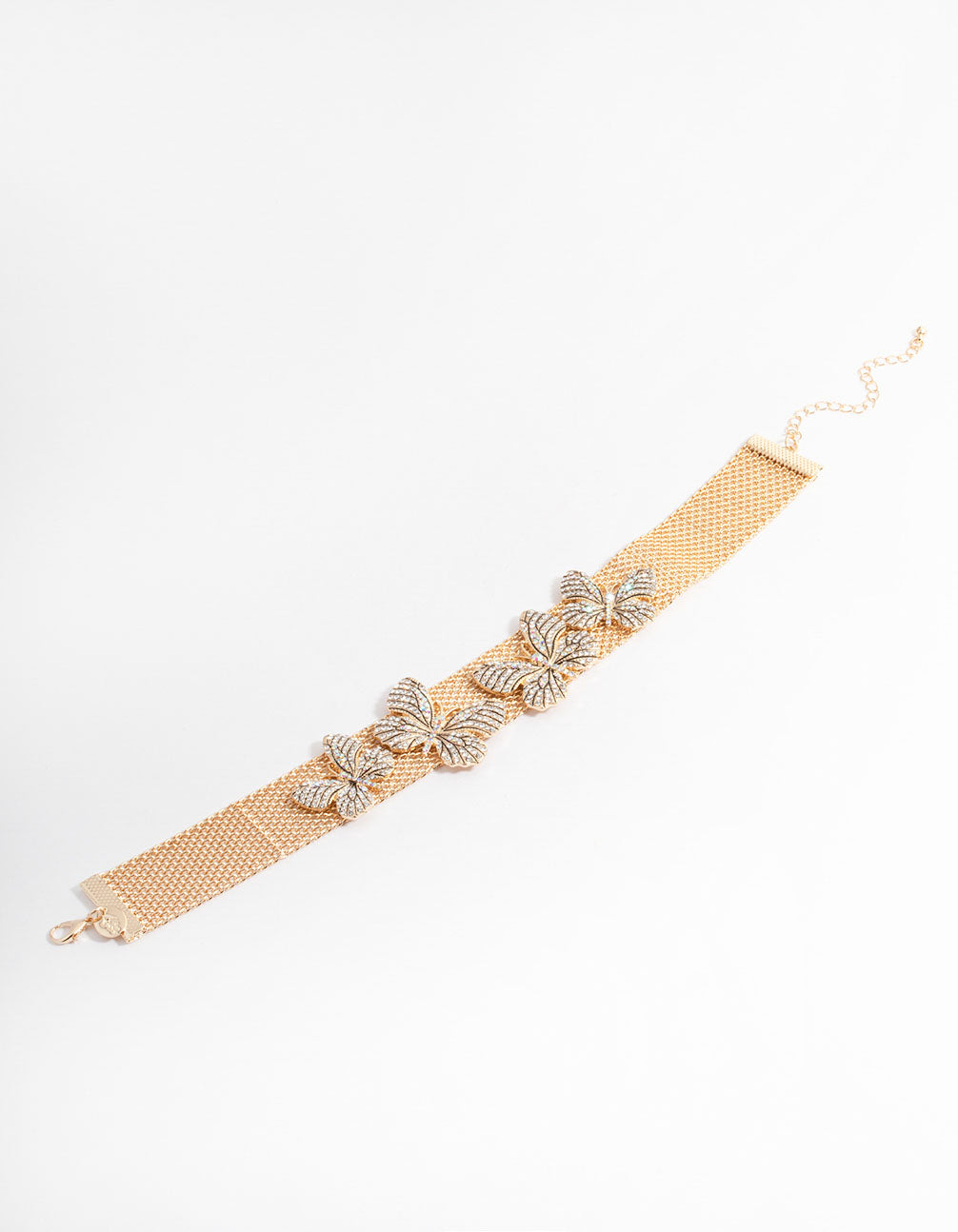 Gold Statement Butterfly Choker
