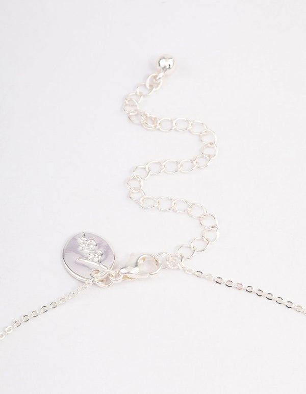 Silver Locket Pendant Necklace