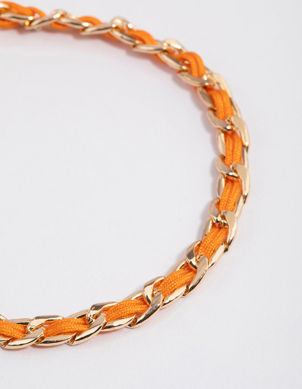 Gold Wrapped Chain Bracelet