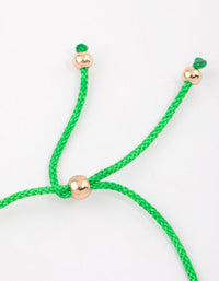 Fabric Love & Semi-Precious Stone Bracelet - link has visual effect only
