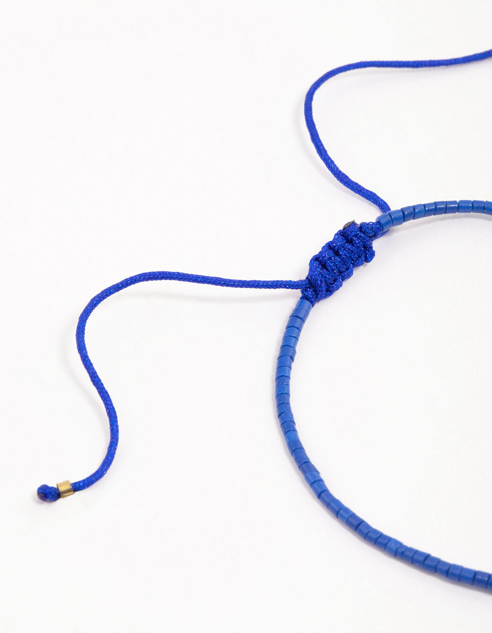 Fabric Evil Eye Pendant Bracelet