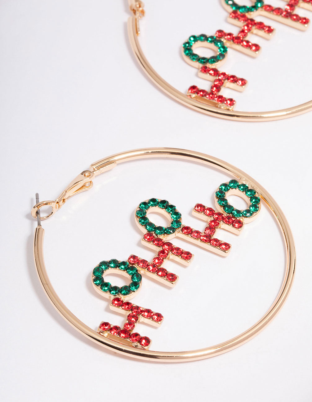 Gold HoHo Hoop Earrings