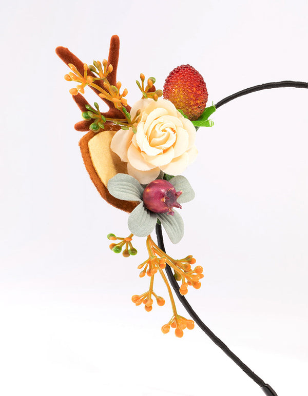 Fabric Wonderland Reindeer Headband