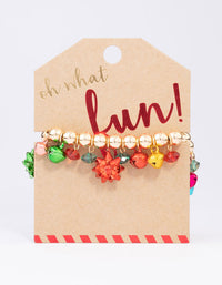 Gold Present & Bow Bracelet - link has visual effect only