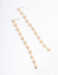 Gold Ball Chain Drop Earrings - link has visual effect only