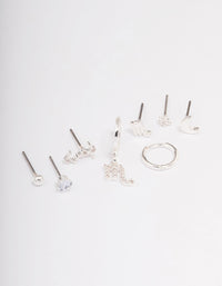 Silver Plated Scorpio Earring Pack - link has visual effect only